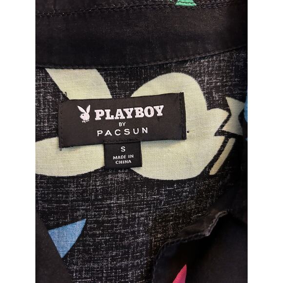 PLAYBOY BY PACSUN -PLAYBOY BUNNY ALL OVER Men’s Shirt - Picture 5 of 5